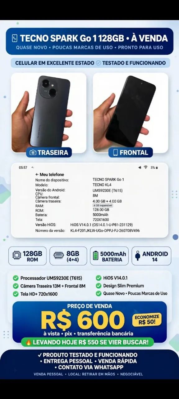 OPORTUNIDADE - celular  - Foto 3