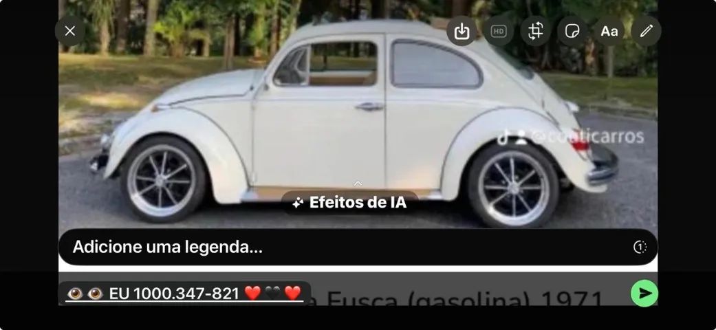 Volkswagen Fusca 1984