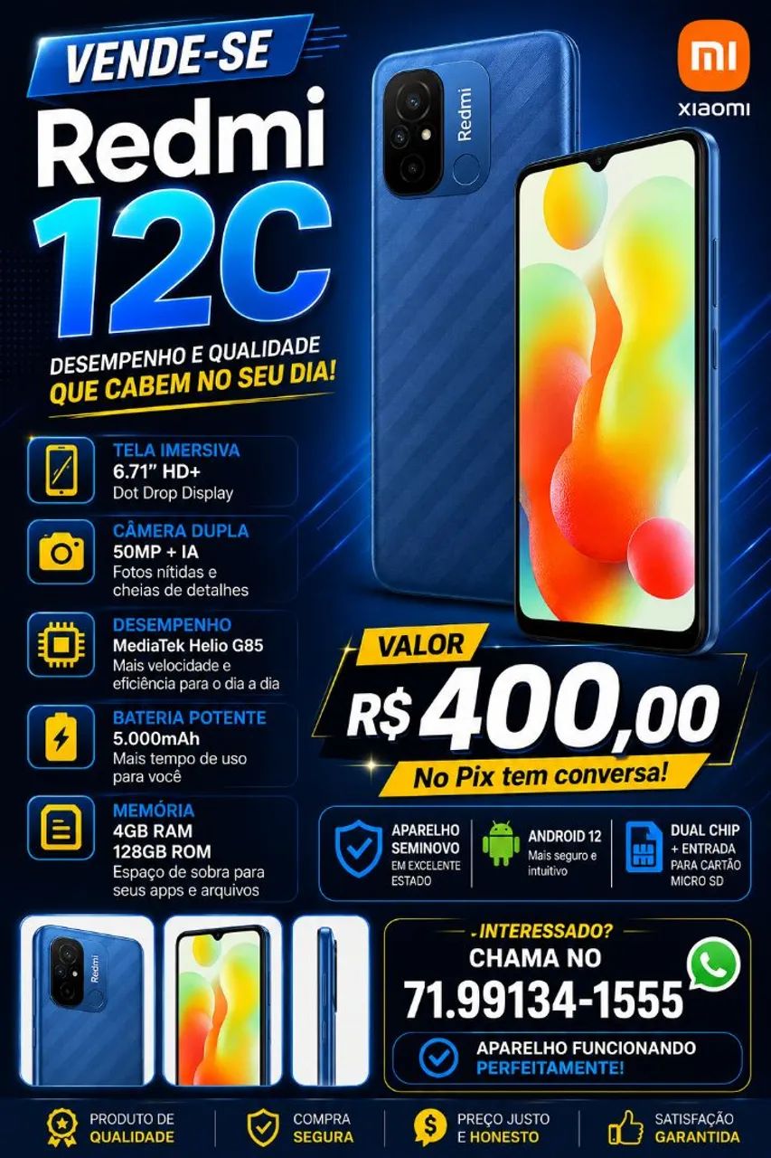 Celular Redmi 12C