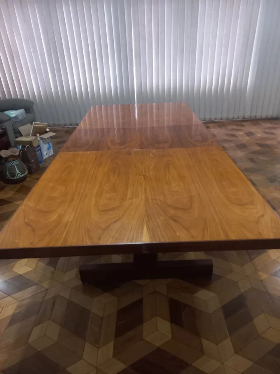 Mesa Vintage Retangular de Madeira Maciça - Foto 2
