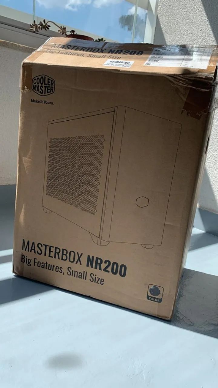 Gabinete CoolerMaster Master Box Mini ITX NR200 SEM FONTE - Foto 3