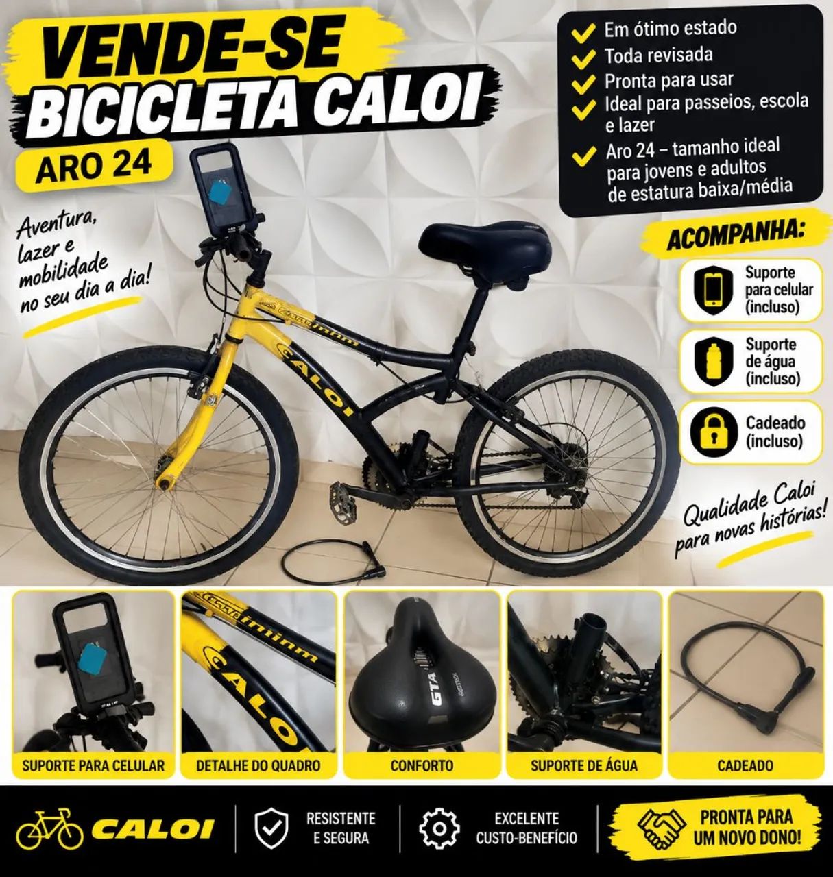 BICICLETA CALOY 
