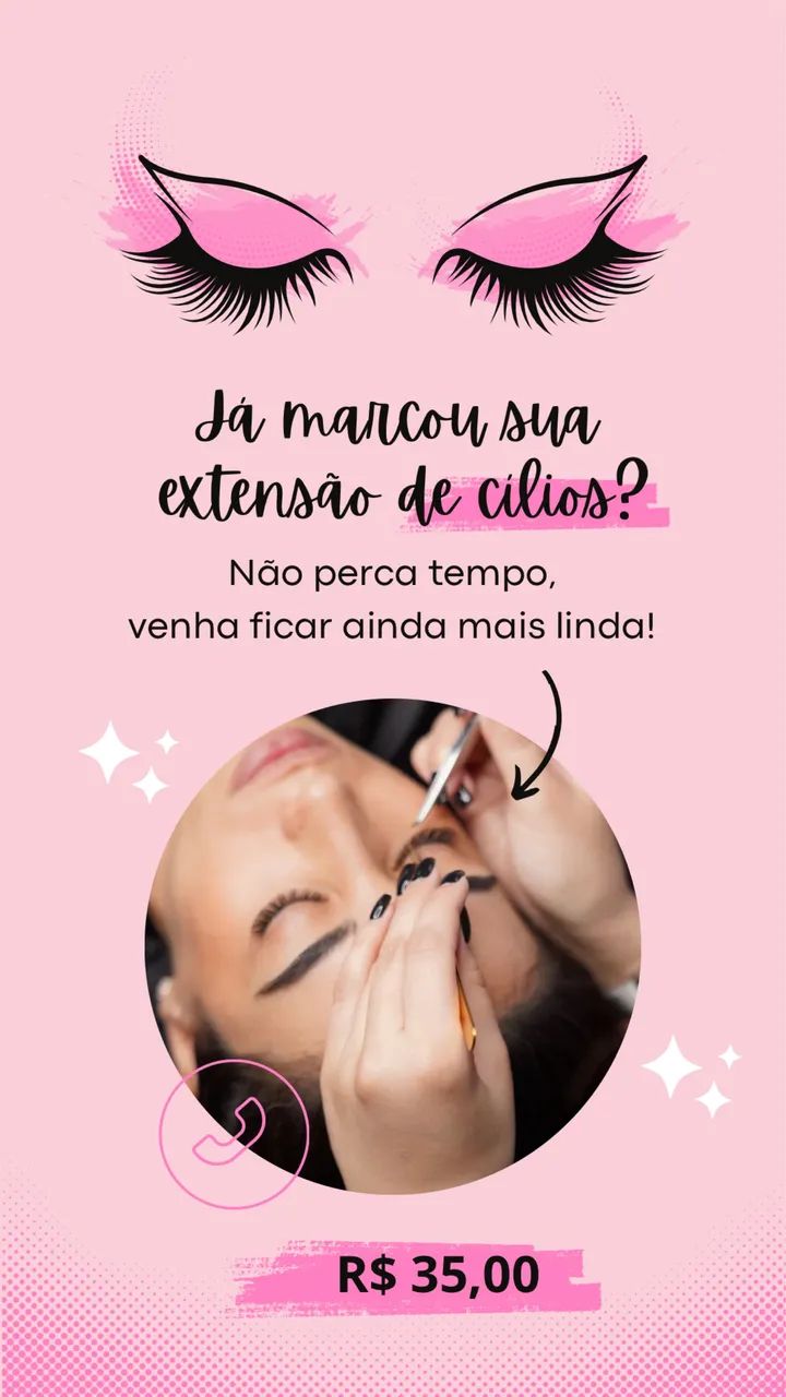 Cílios tufinhos 