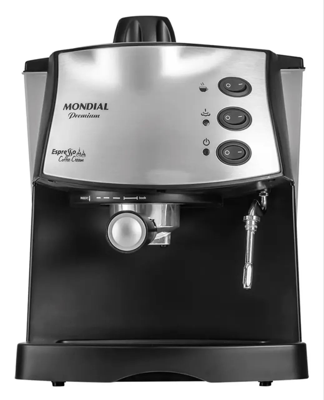 Máquina de Café Espresso Coffee Cream Mondial Preto/Inox 830W C-08 - Foto 4