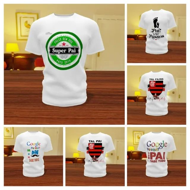 camisas personalizadas com a arte/logo enviada pelo cliente. - Foto 3