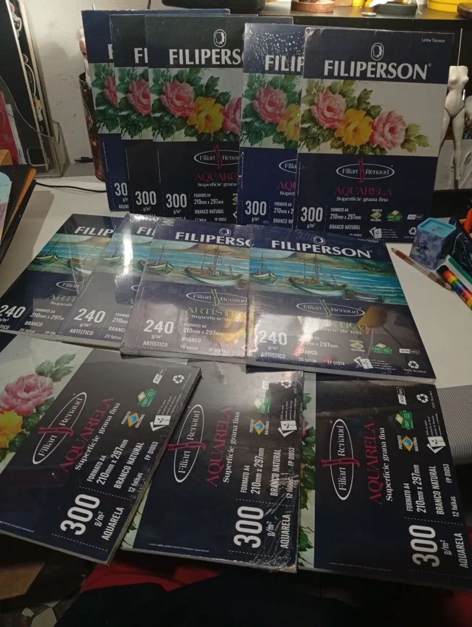 Bloco de papel para pintura artística 