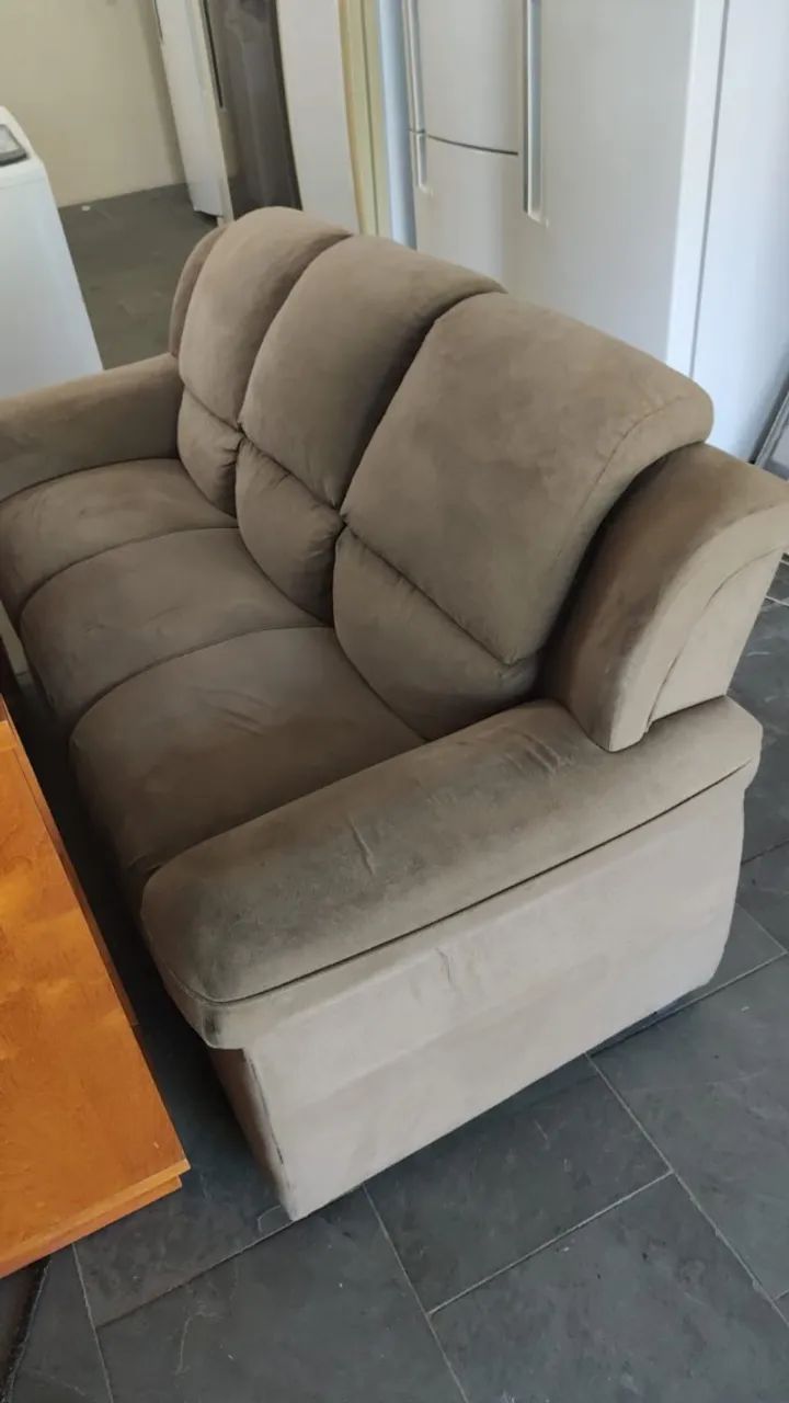 Jogo de sofá de 2 e 3 lugares usado - Foto 2