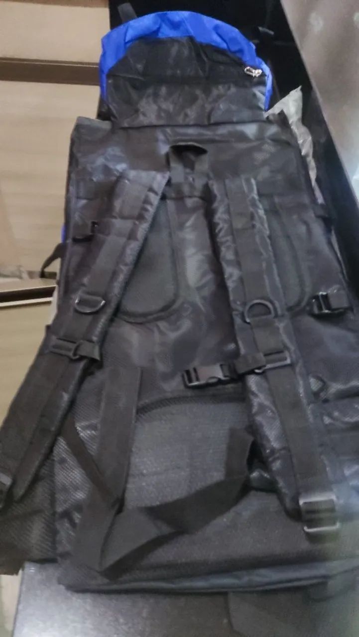 MOCHILA GIGANTE 90L REFORÇADA, IMPERMEÁVEL! TRILHA, CAMPING