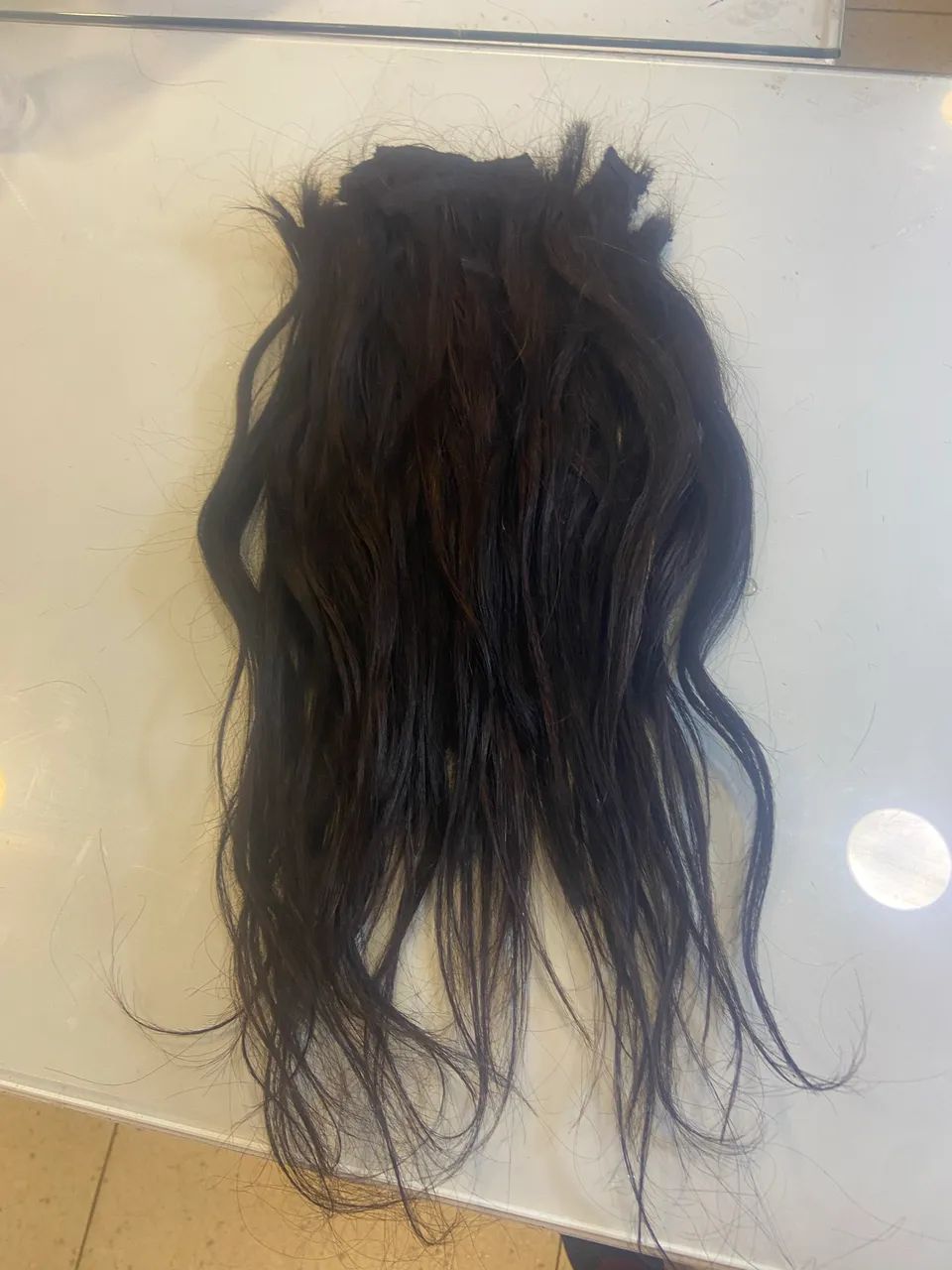 Cabelo liso ondulado 