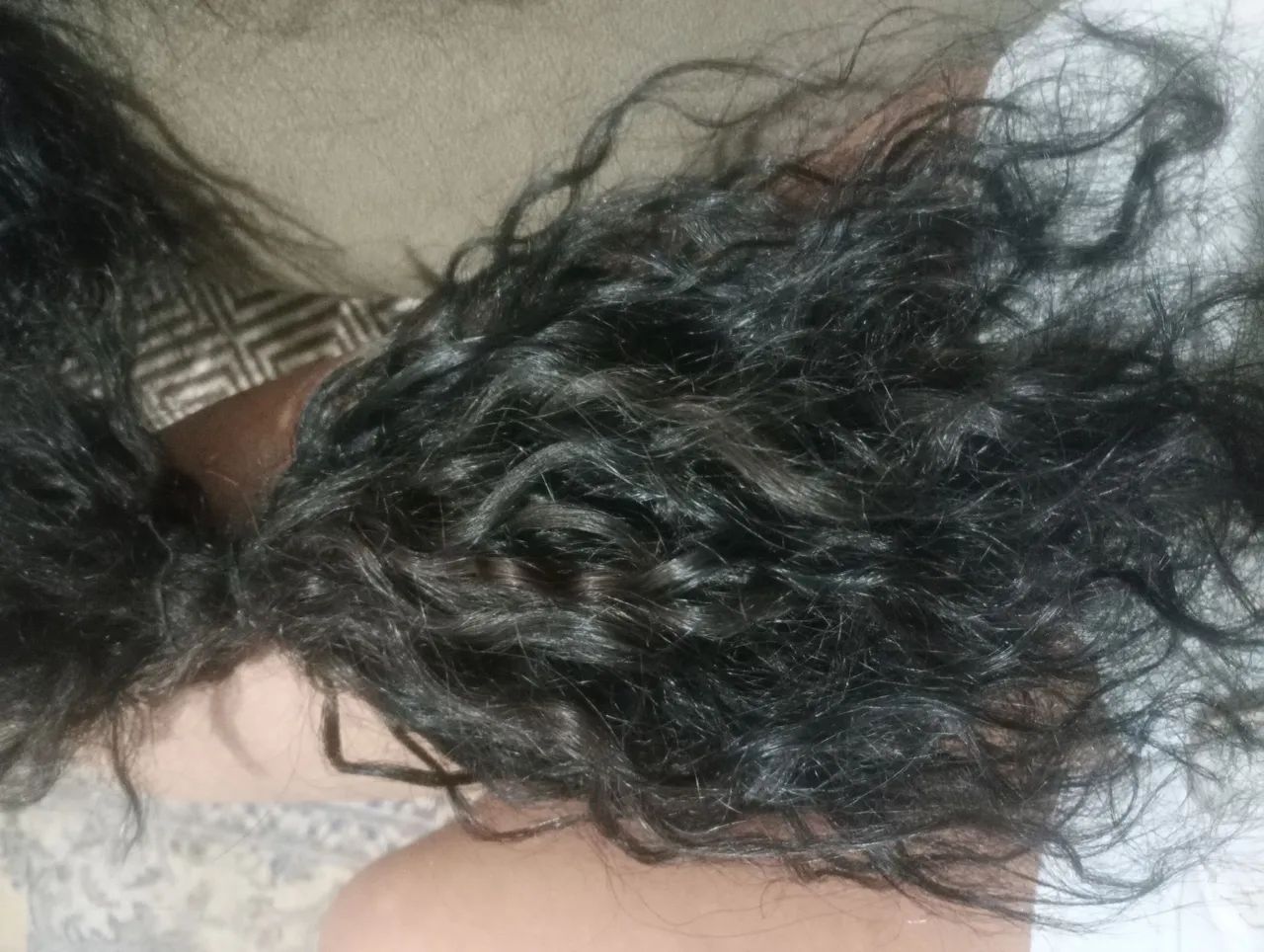 Cabelo brasileiro cacheado 35cm - Foto 3