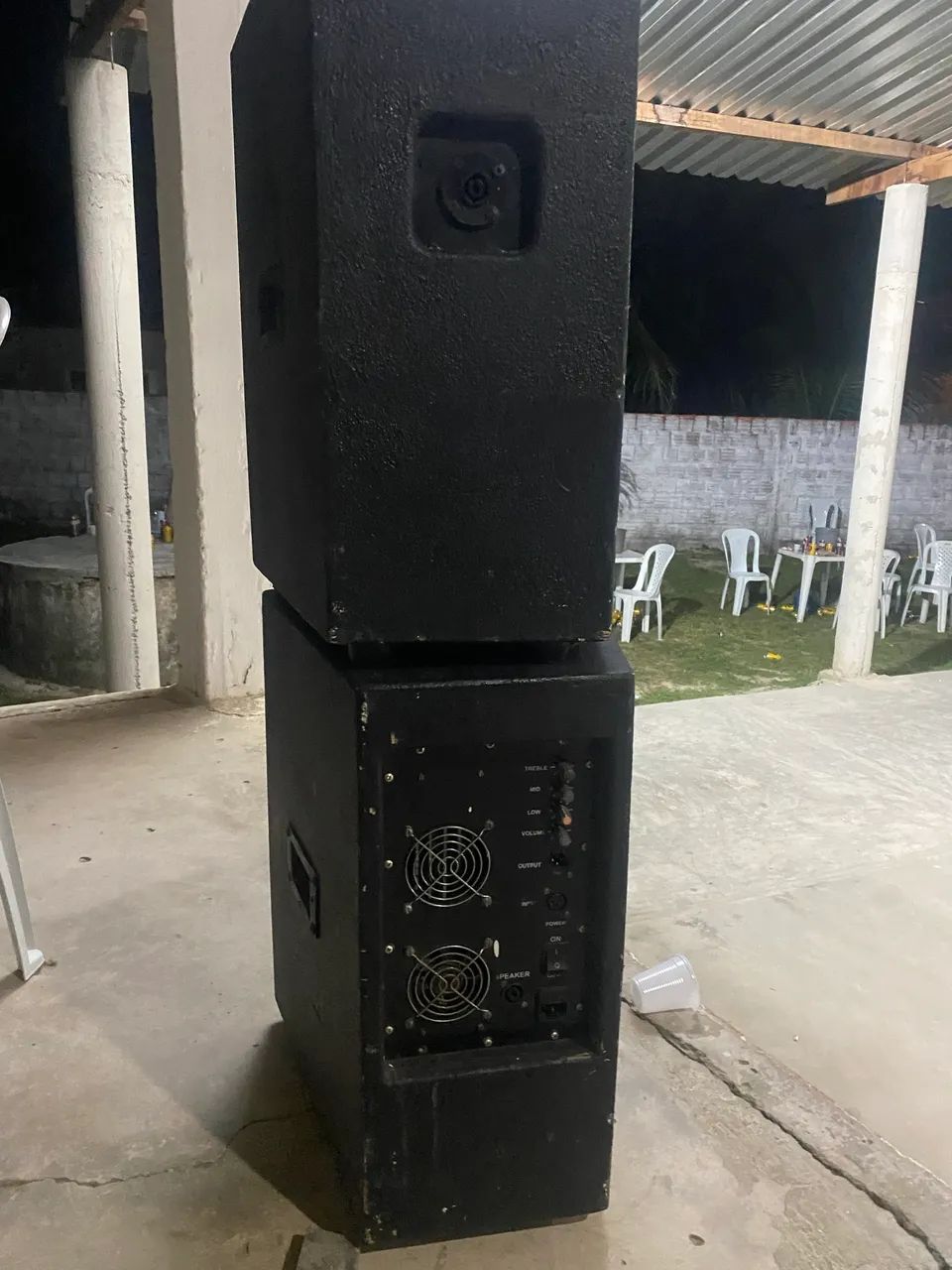 Kit caixa ativa mais uma passiva 