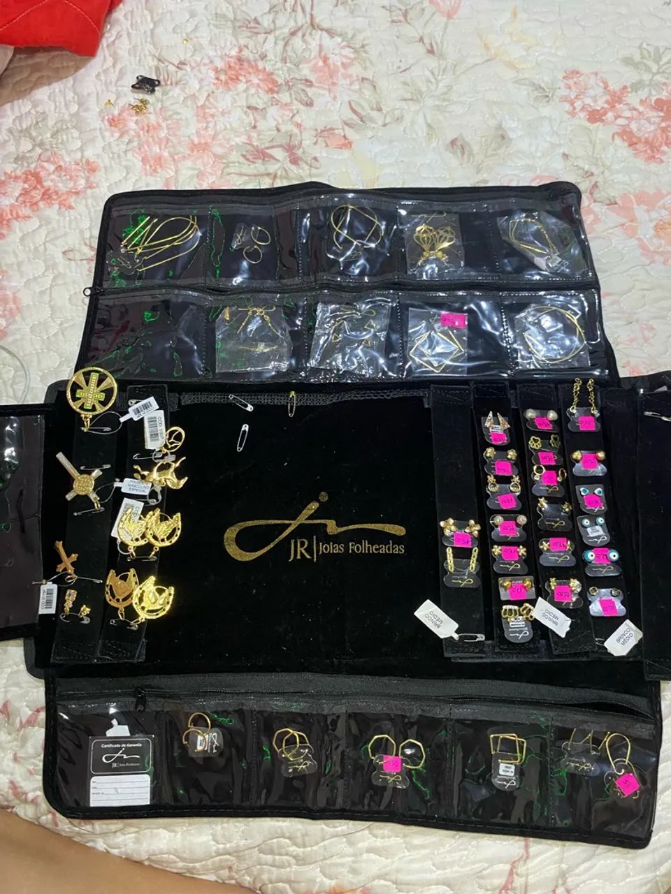 Lote joias JR Folheadas a ouro e Hipoalergênicas 