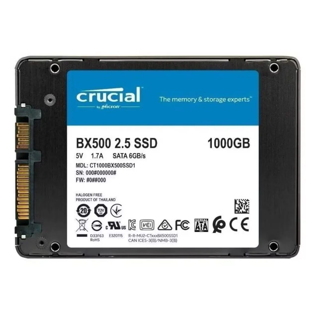 SSD Crucial 1tb 