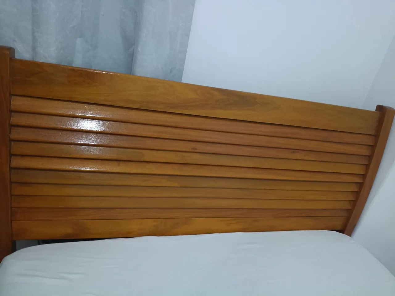 Cama de casal madeira, jatobá  - Foto 2