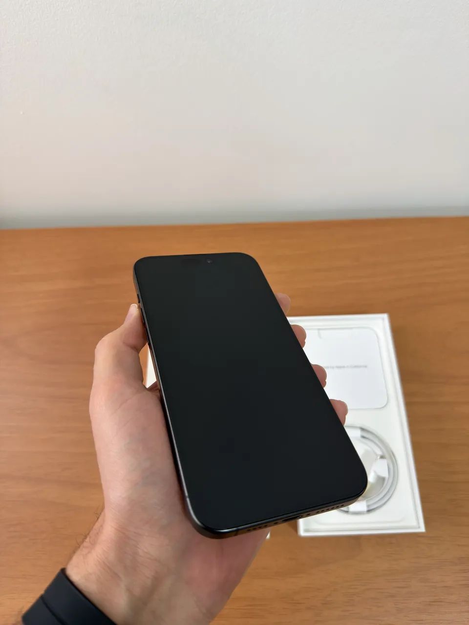 iPhone 15 Pro Max 256 GB - Titânio Preto - IMPECÁVEL  - Foto 3