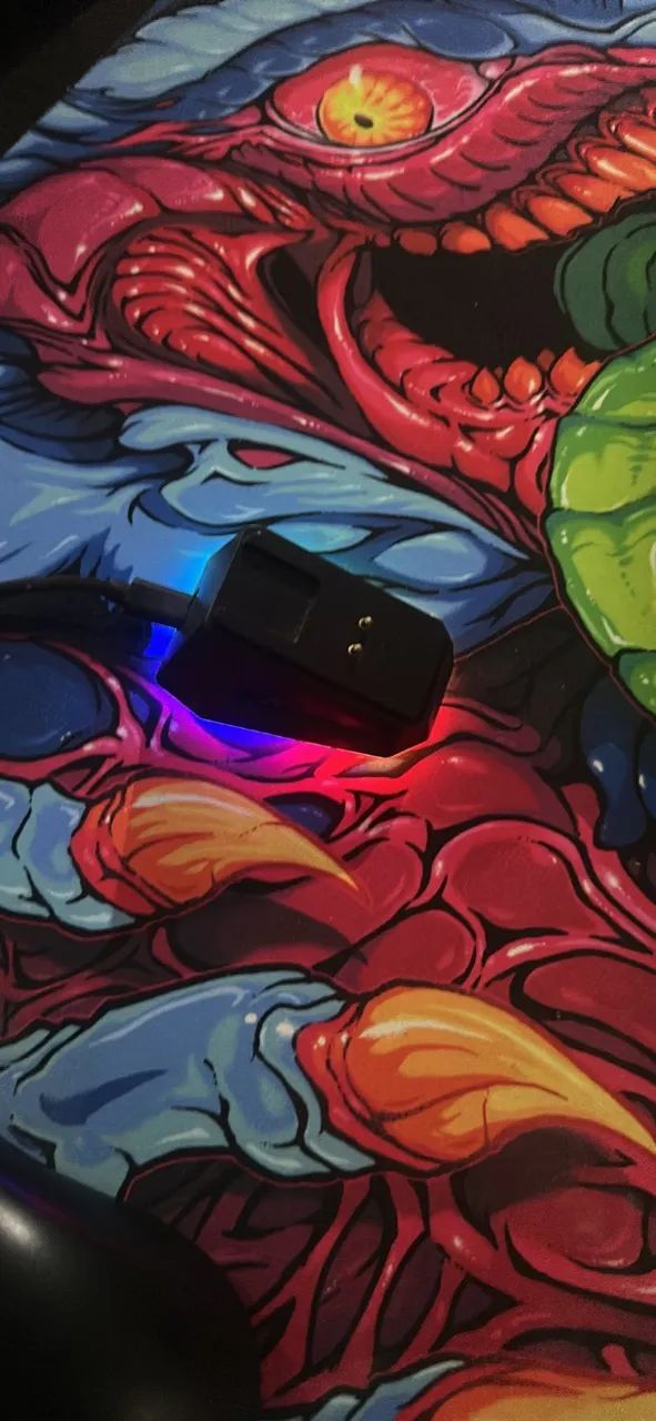 Mouse sem fio attack shark + mousepad extra grande pra vender logo - Foto 3