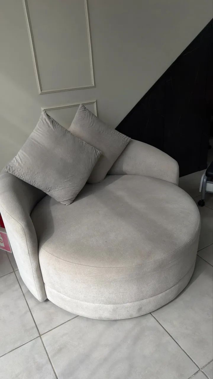 Sofá chaise redondo - Foto 4