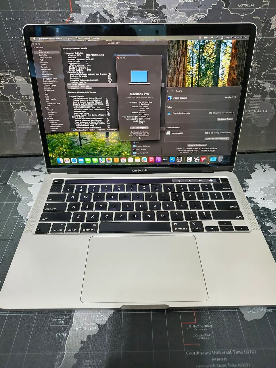 MacBook Pro A2289 - 2020, Core i5, 8GB, Touch Bar + Maleta