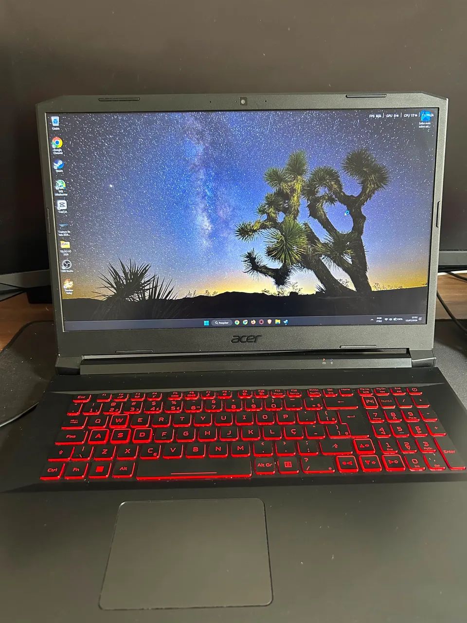 Notebook gamer 17pol acer nitro