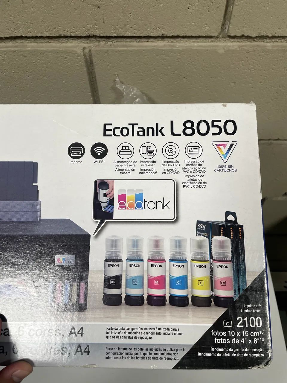 Impressora Epson EcoTank L8050 - Foto 2