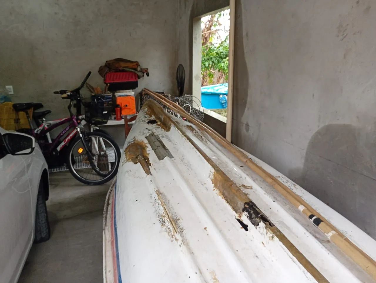 Canoa de fibra dupla - Foto 4