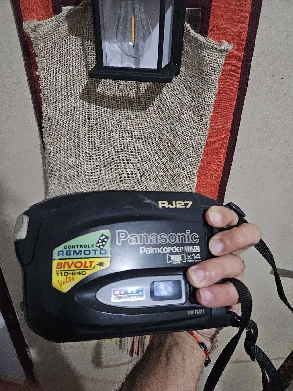 Filmadora Panasonic Palmcorder VHS-C RJ27 - Retrô/Vintage - Foto 2