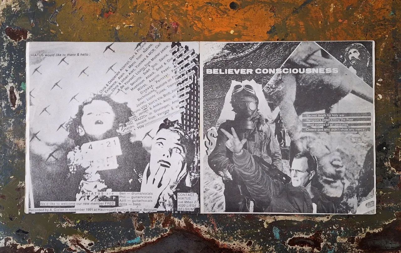 Hiatus e Embittered - Ep Split Hardcore Crust, Ratos de Porão  - Foto 5