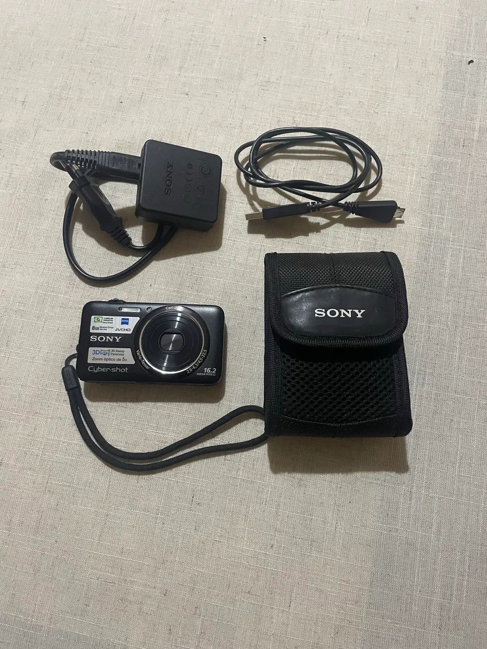 Câmera Sony Cyber-shot DSC-WX7 Preta Completa Excelente Estado