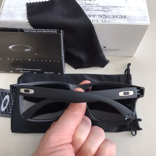 óculos de sol oakley holbrook silver black - Foto 5