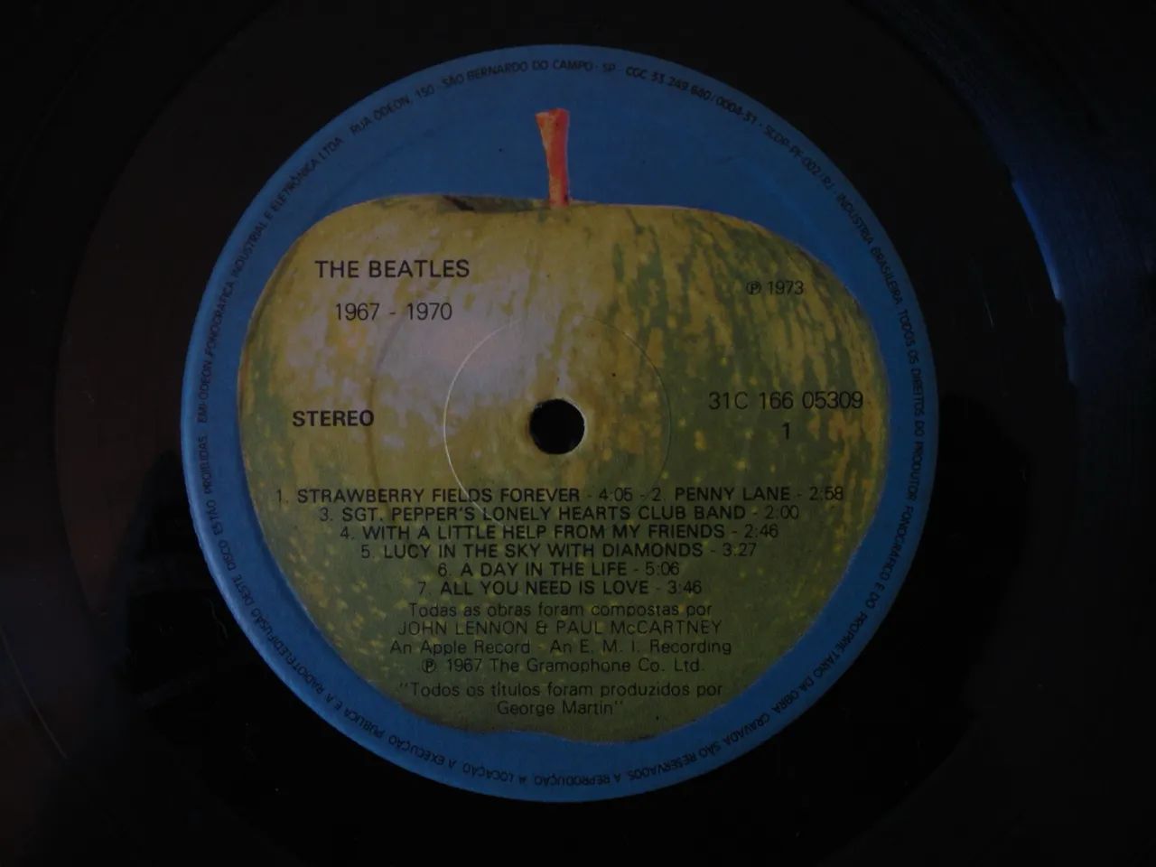 duplo lp | the beatles 1967-1970 (álbum azul) | apple records