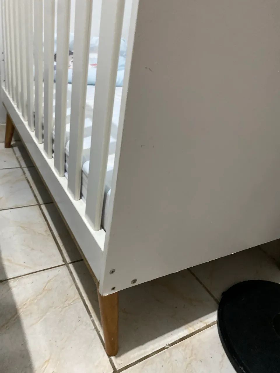 Berço americano 3 em 1, completo com colchão  - Foto 2