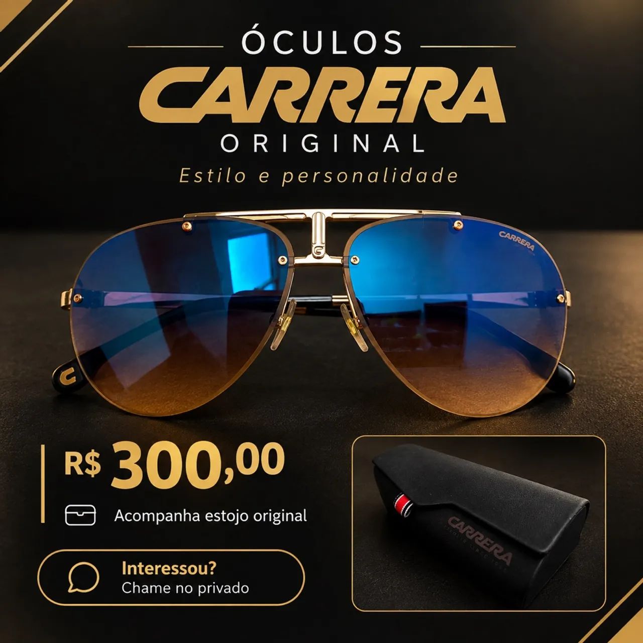 Óculos Carrera Original