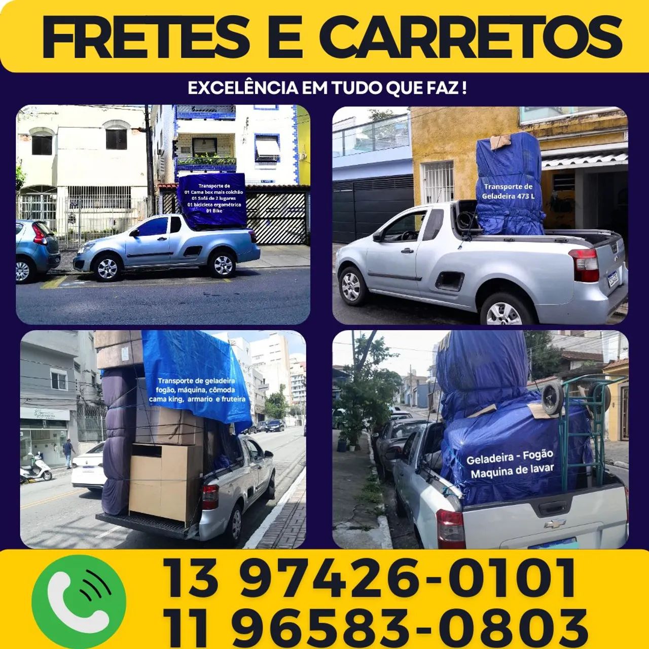 Carretos em praia grande, fretes e pequenas mudanças . São Paulo e Baixada Santista.  - Foto 6