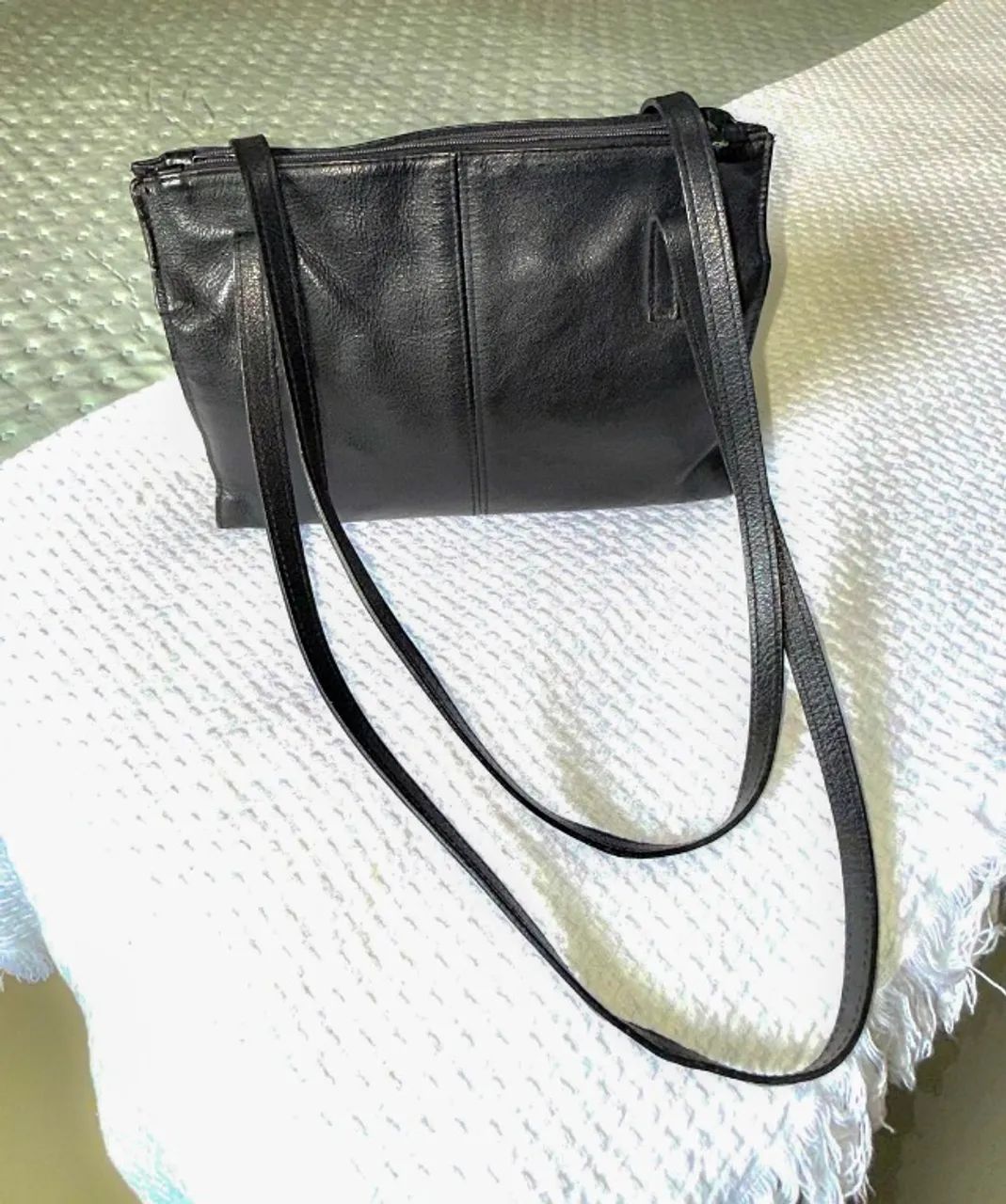 Bolsa Feminina Lateral de couro Legítimo