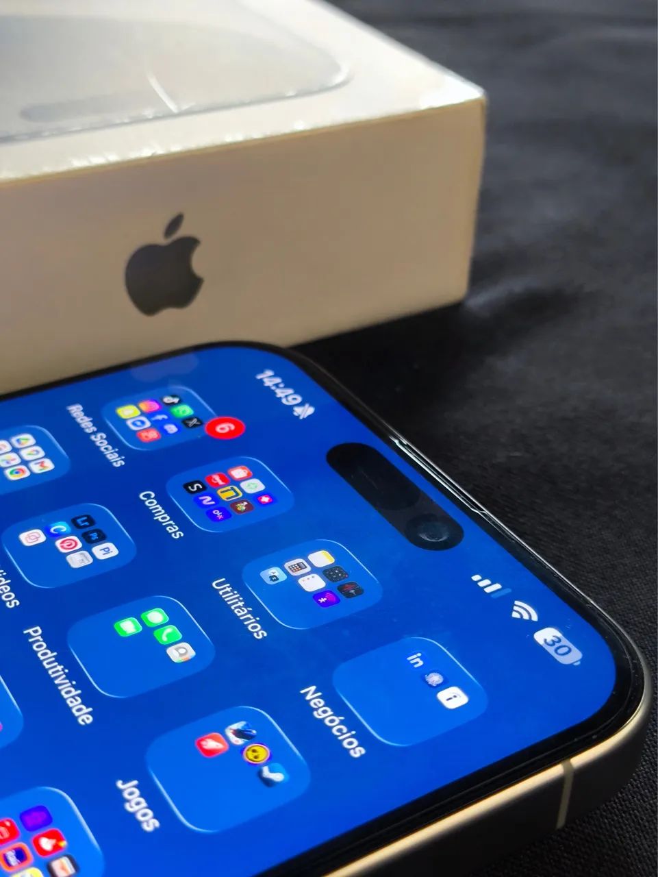 Apple IPhone 15 Pro Max 256GB White Titanium - Celulares e