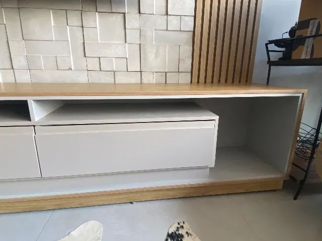 Rack de mdf com 2 gavetas  - Foto 4