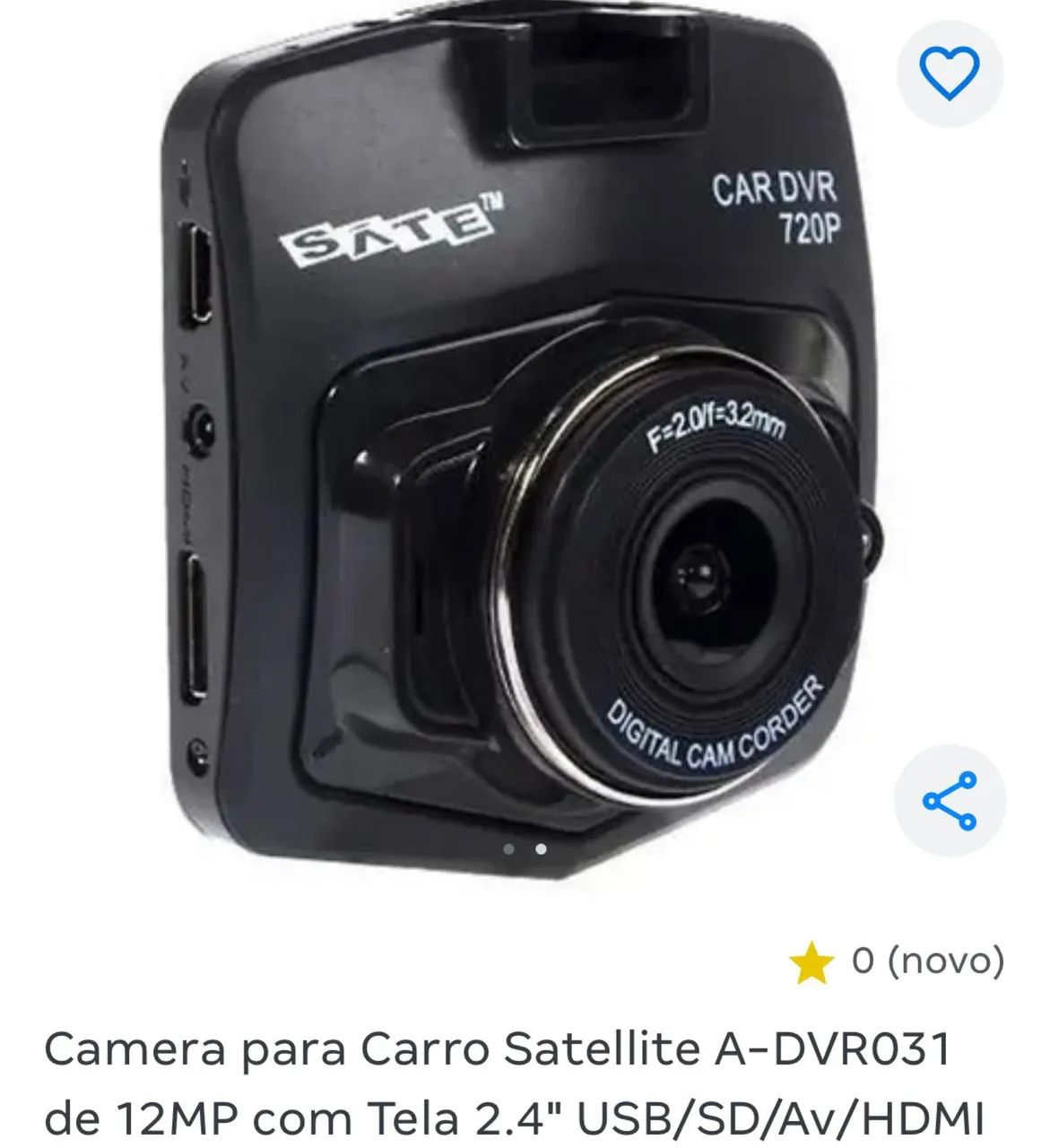 Câmera veicular interna Sate DVR031 - Foto 2