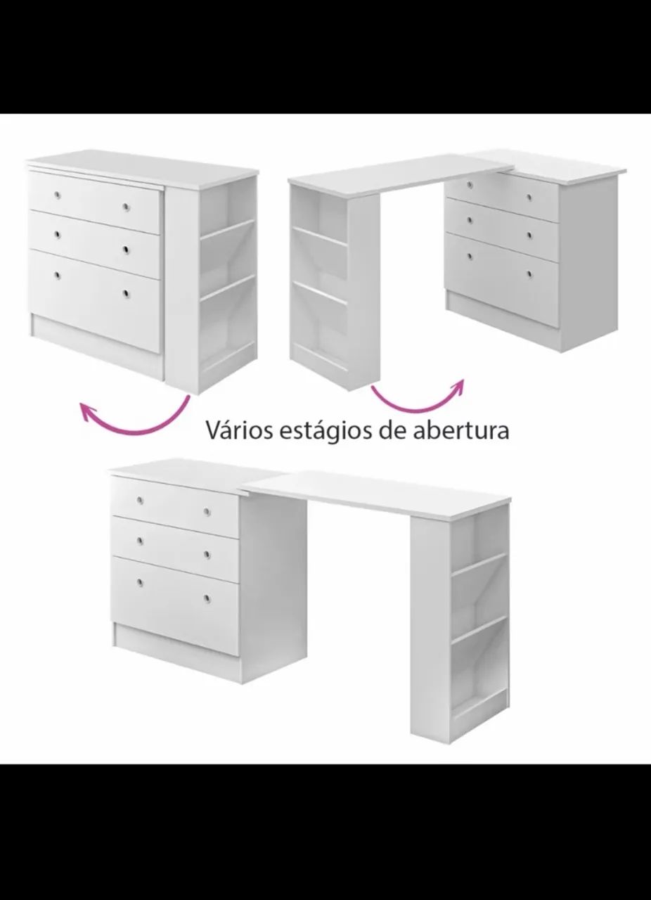 Escrivaninha/trocador  - Foto 2