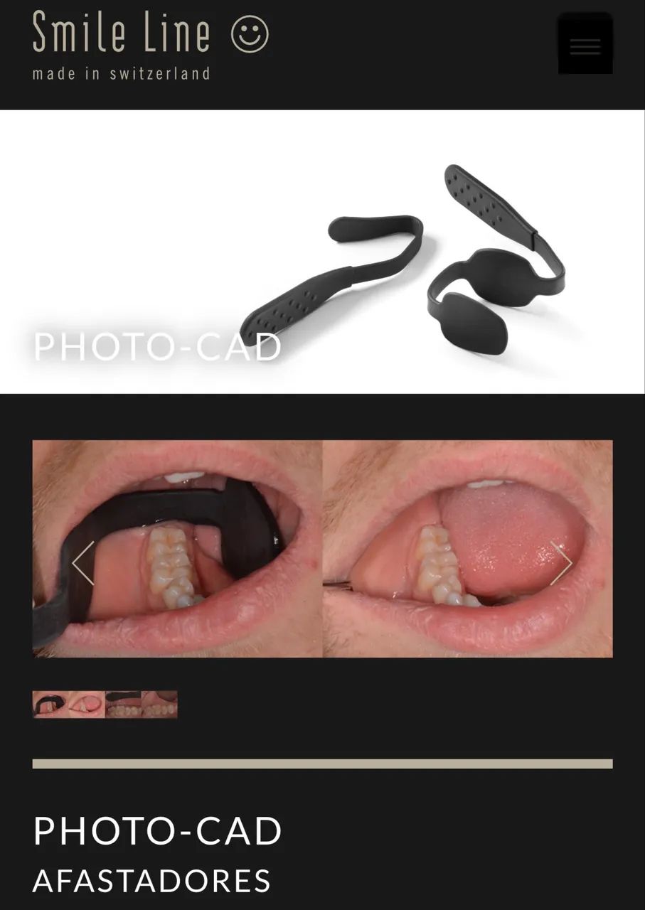 Kit 3 Afastadores Odontológicos - PC-3100 - Smile Line. NOVO. - Foto 2