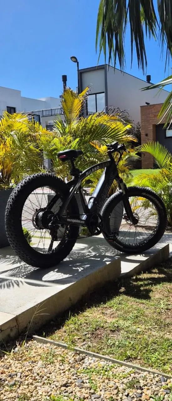 Fat bike elétrica motor Bafang como nova - Foto 3