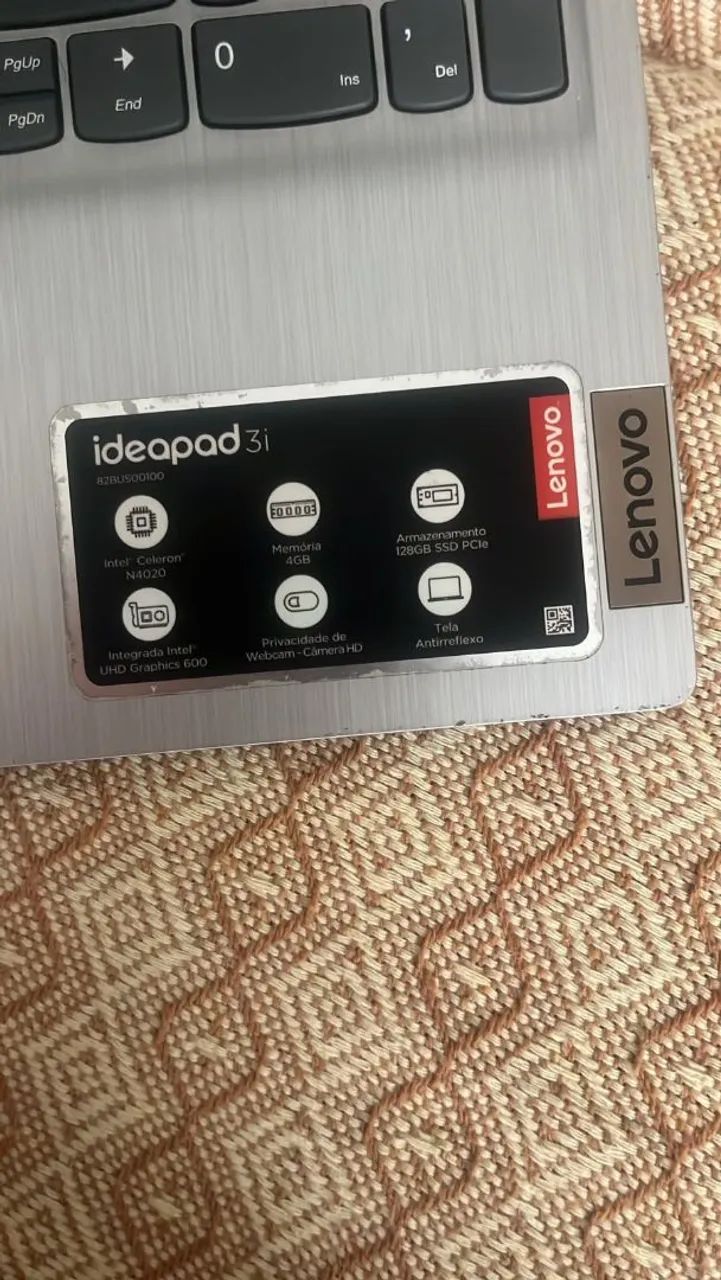 Notebook Lenovo, funcionando perfeitamente e apenas 12 meses de uso - Foto 3