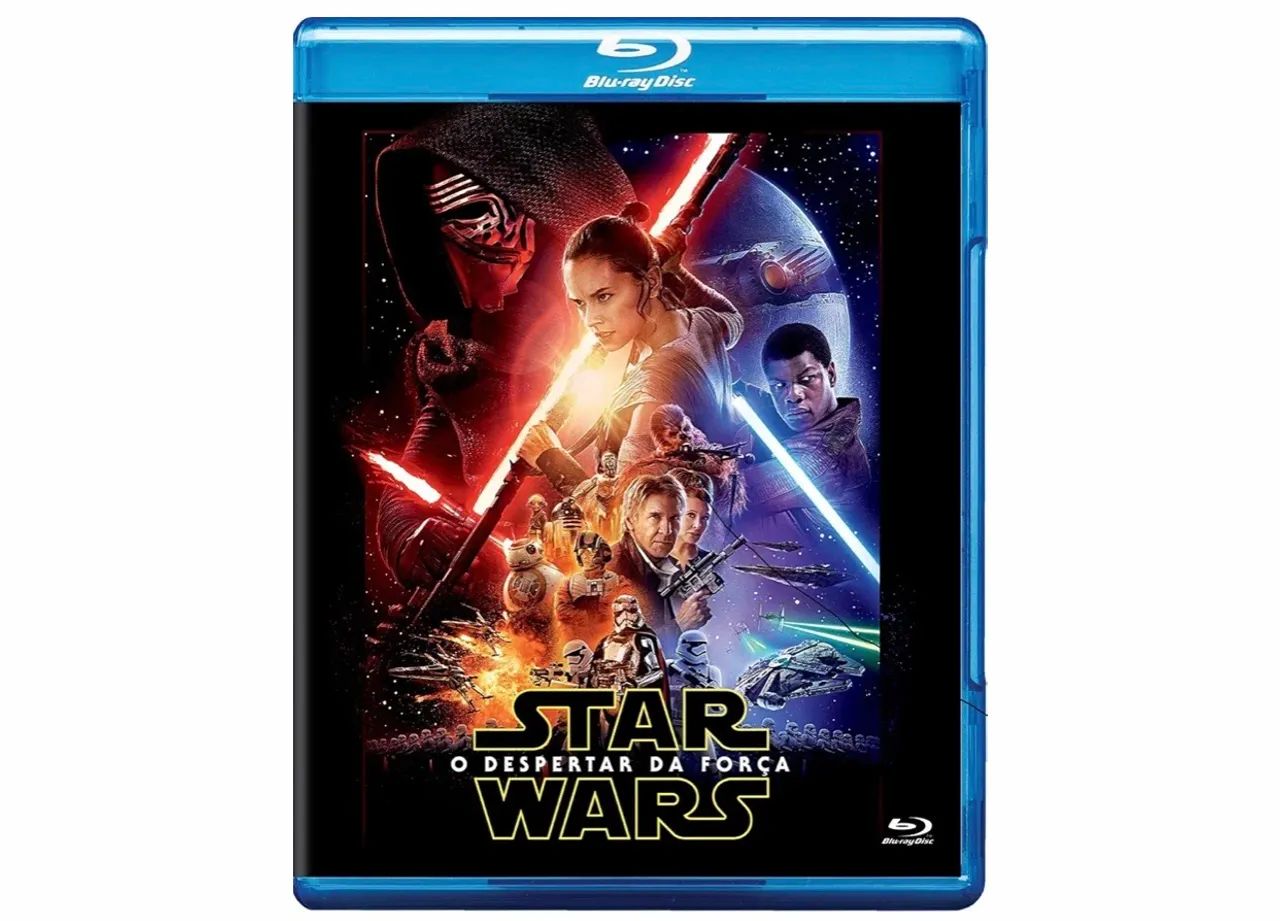 DVD Blu-ray atar Wars o despertar da força 