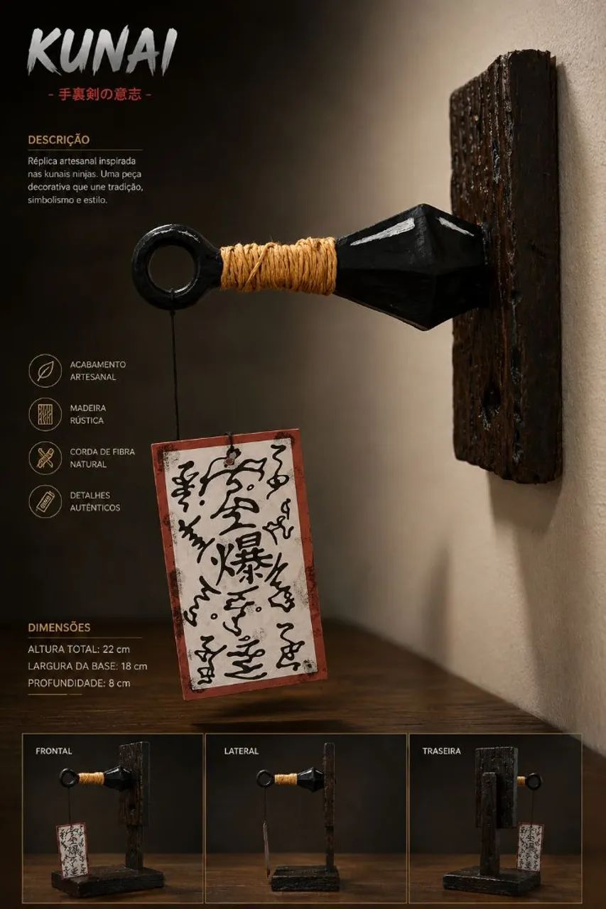 Kunai do Naruto 