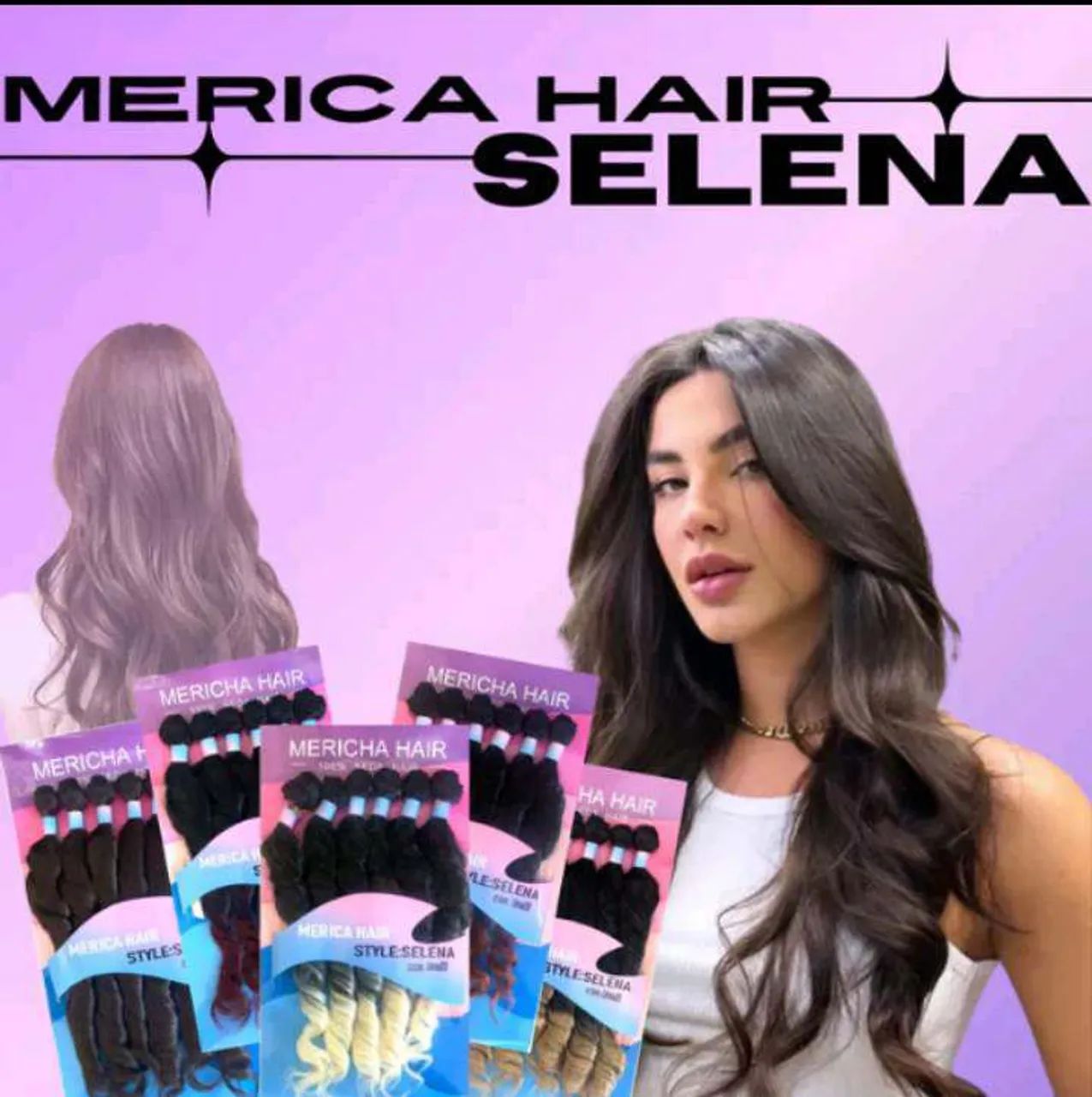 Vende cabelo orgânico ondulado Marca Selena - Foto 3