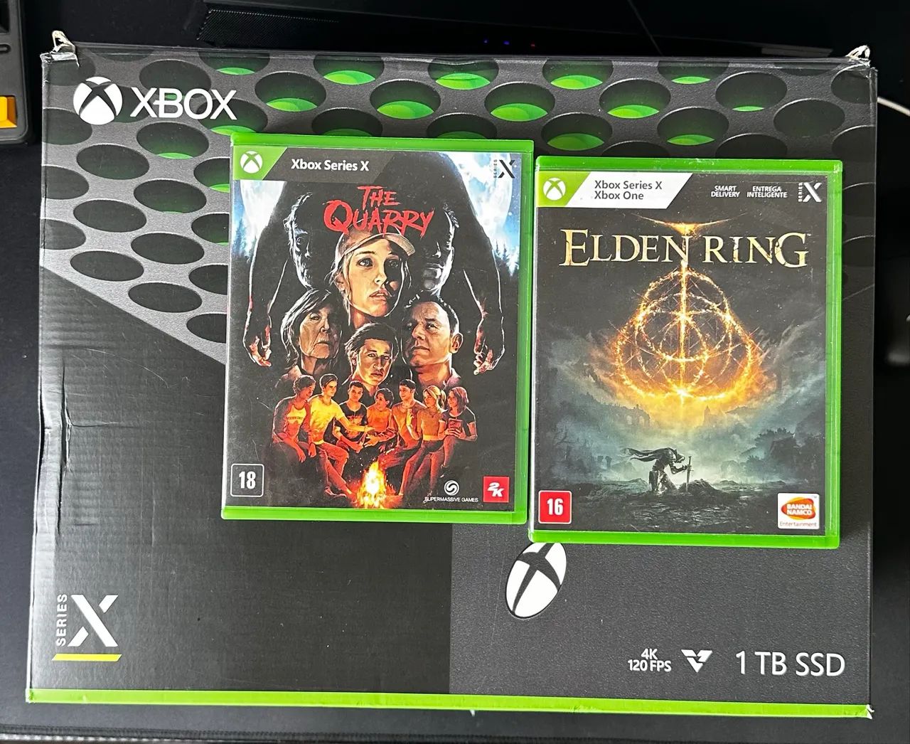 XBOX Series X 1TB ssd - 1 controle + 2 jogos