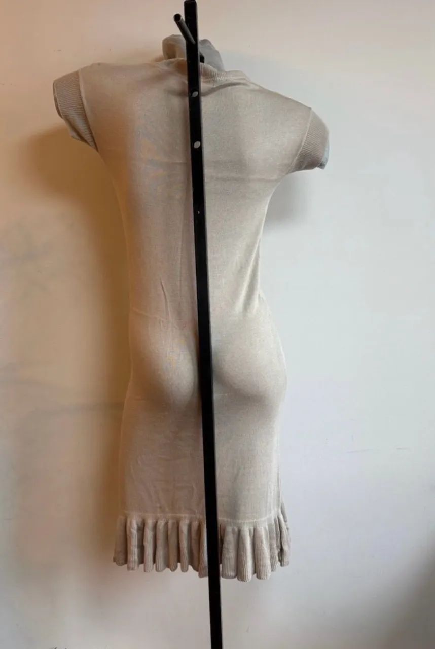 vestido le lis blanc modal bege p - Foto 3