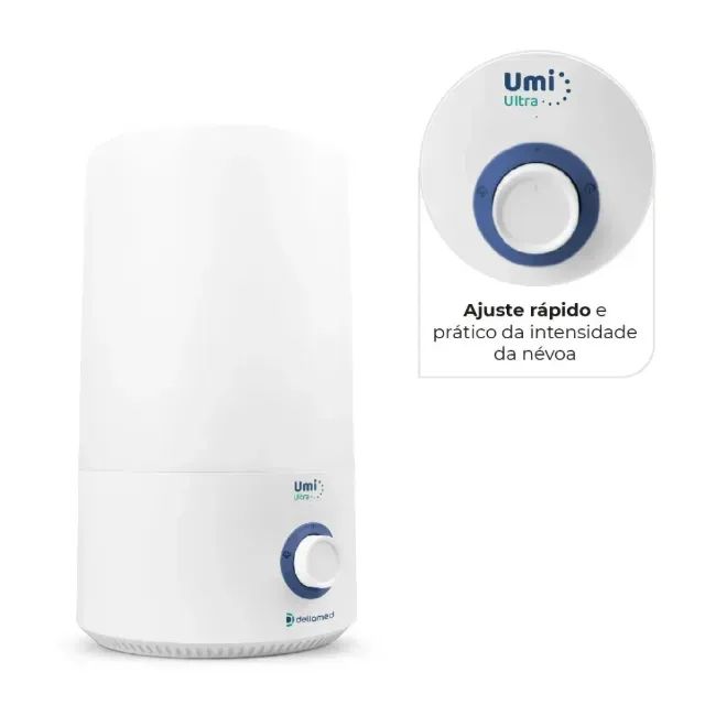 Combo 2 Umidificador Ultrassônico 4,3 Litros Umi Ultra Dellamed Branco Bivolt - Foto 4