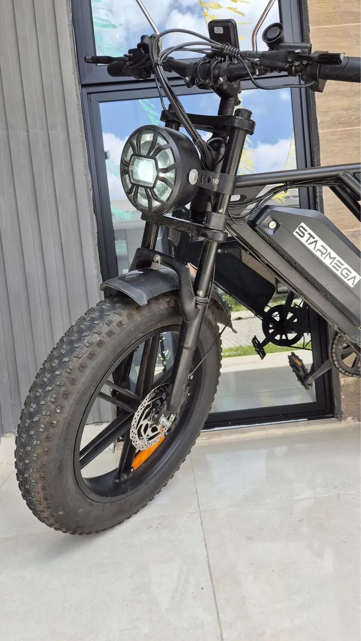 Bicicleta elétrica Starmega V8S - Foto 5
