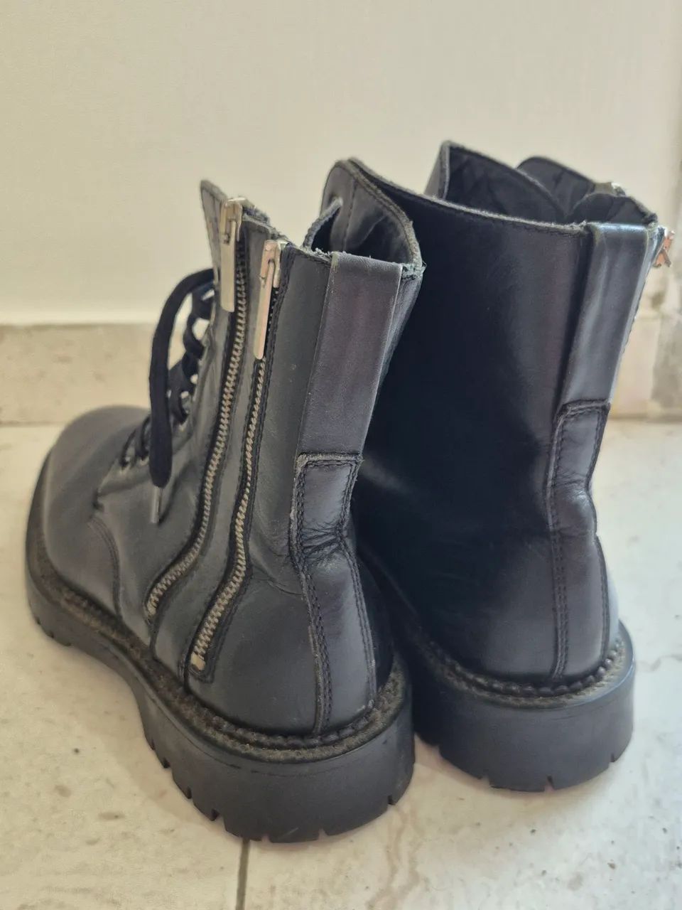 Boot Zara Man importado Couro - Foto 2