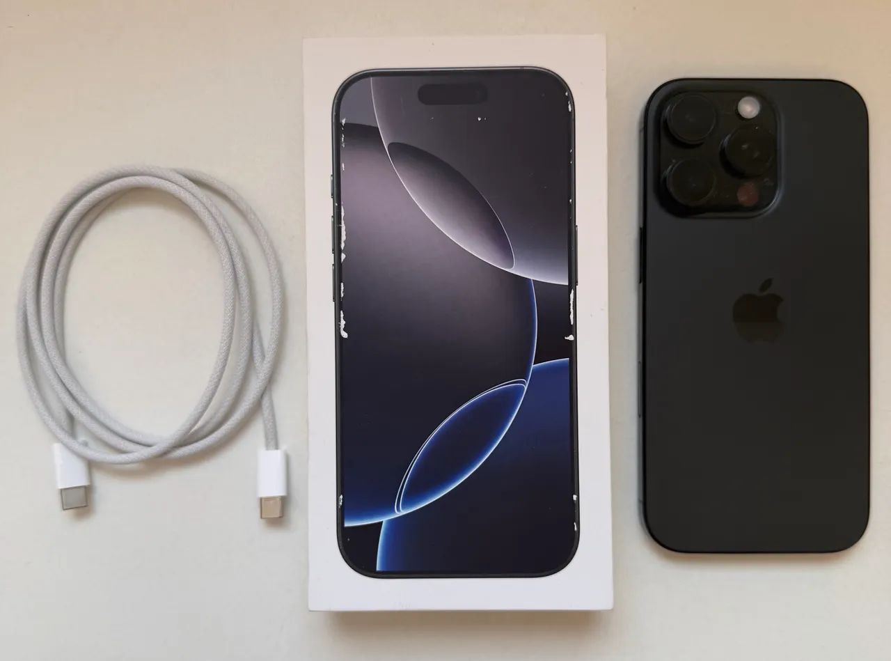 iPhone 16 pro 256gb Titânio preto - Foto 4